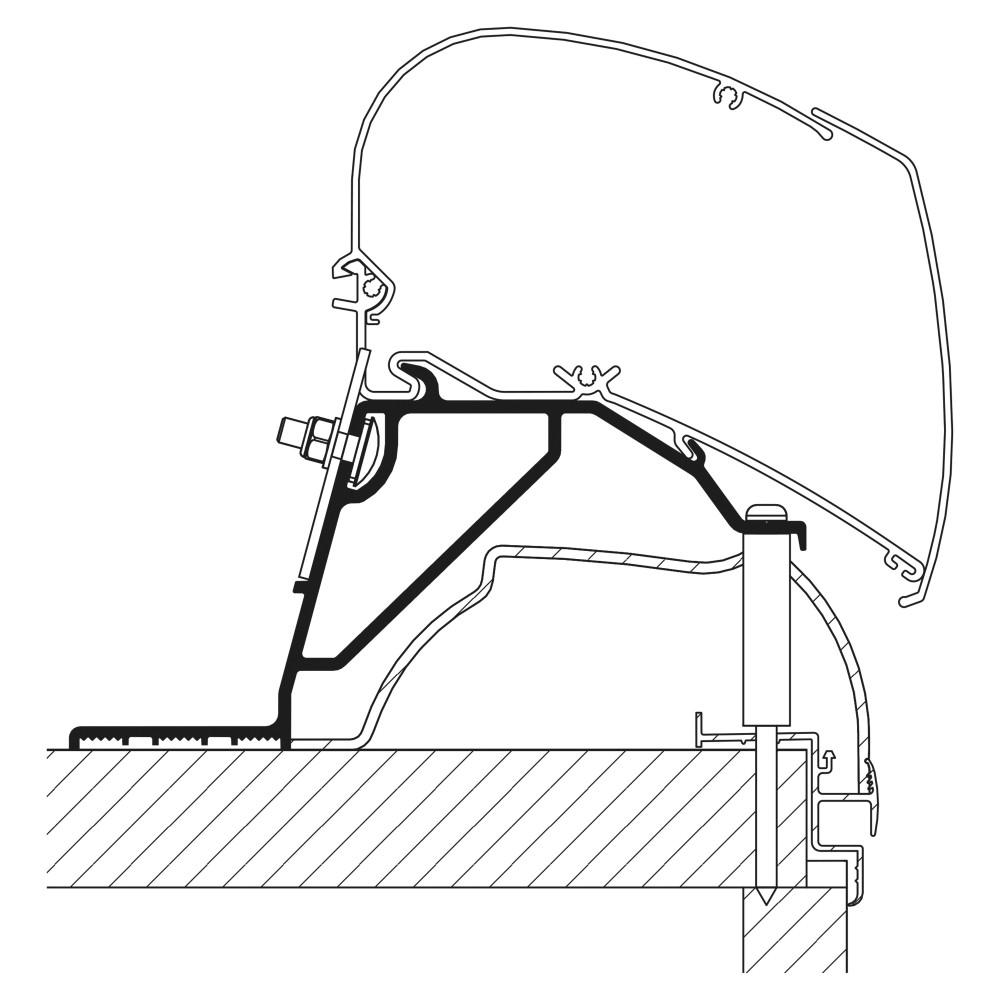 Thule Hobby Caravan Roof Adapter 2024