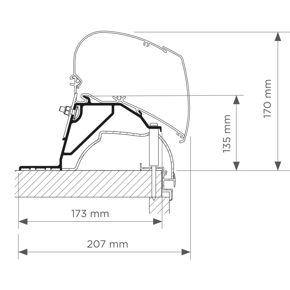 Thule Hobby Caravan Roof Adapter 2024