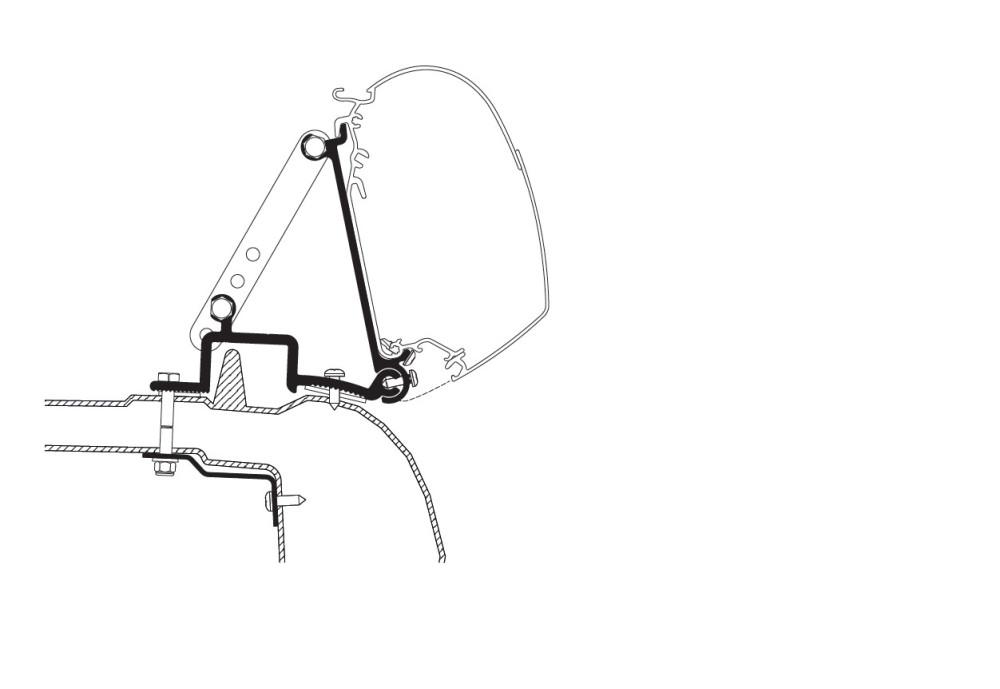 Thule Renault Master Adapter 1998-2010