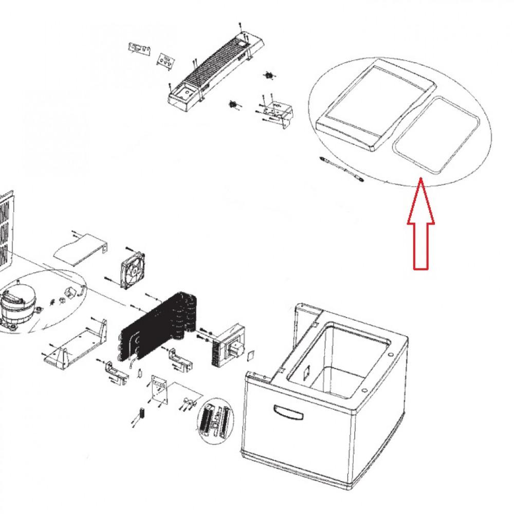 Dometic CK40D Afdichter Deksel