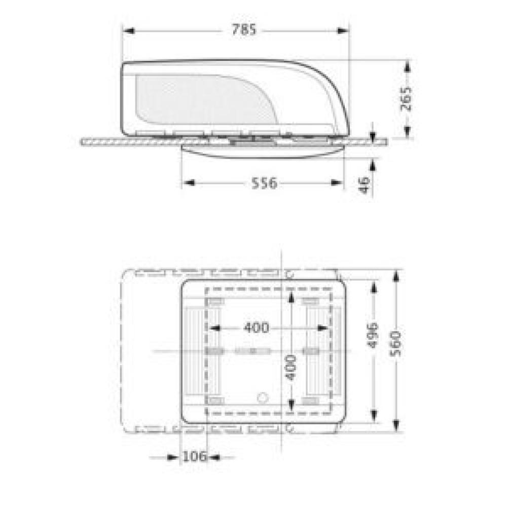 Truma Airco Aventa Compact Plus Zwart