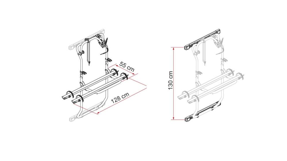 Fiamma Kit Bars Carry-Bike DJ Ducato >2006